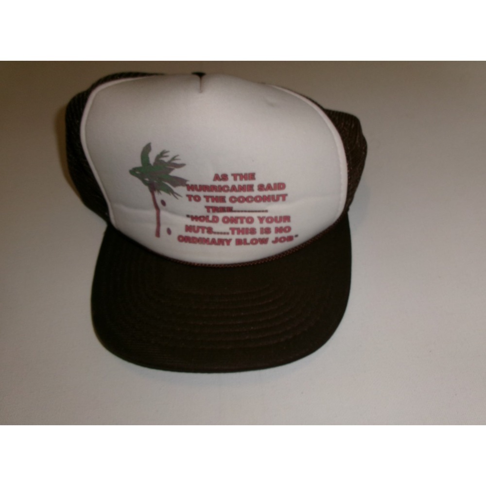 90S VOLVELTY FLORIDA TRUCKER BEACH GOLF 00S Y2K HAT CAP VINTAGE DEATOCK H3